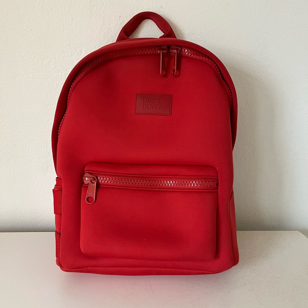 Dagne Dover Red Dakota Backpack Size Medium - Picture 3 of 9